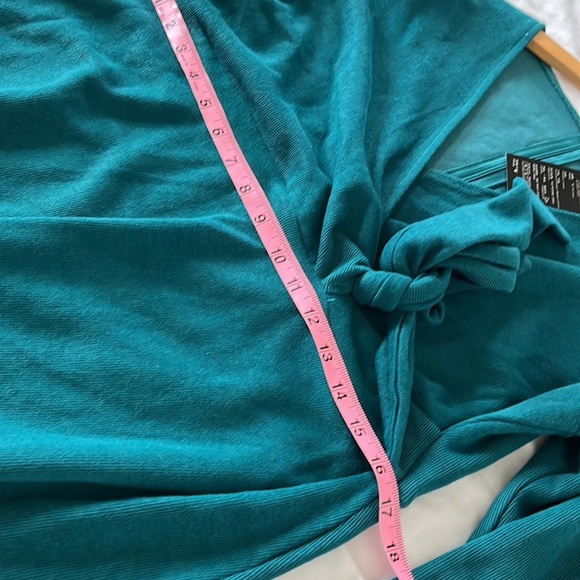 🌷R.Vivimos dress V neck/Esmeralda green color/cotton - Picture 5 of 12